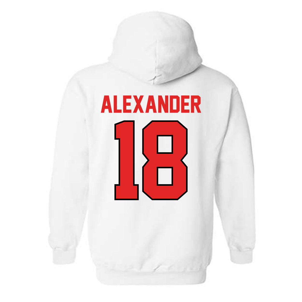 Texas Tech - NCAA Football : Roy Alexander - Classic Shersey Hooded Sweatshirt-1