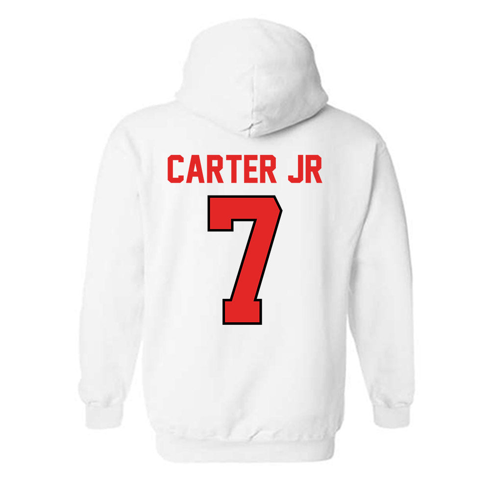 Texas Tech - NCAA Football : Terrance Carter Jr - Classic Shersey Hooded Sweatshirt-1