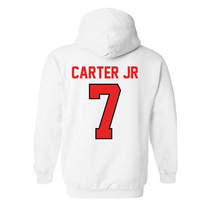 Texas Tech - NCAA Football : Terrance Carter Jr - Classic Shersey Hooded Sweatshirt-1