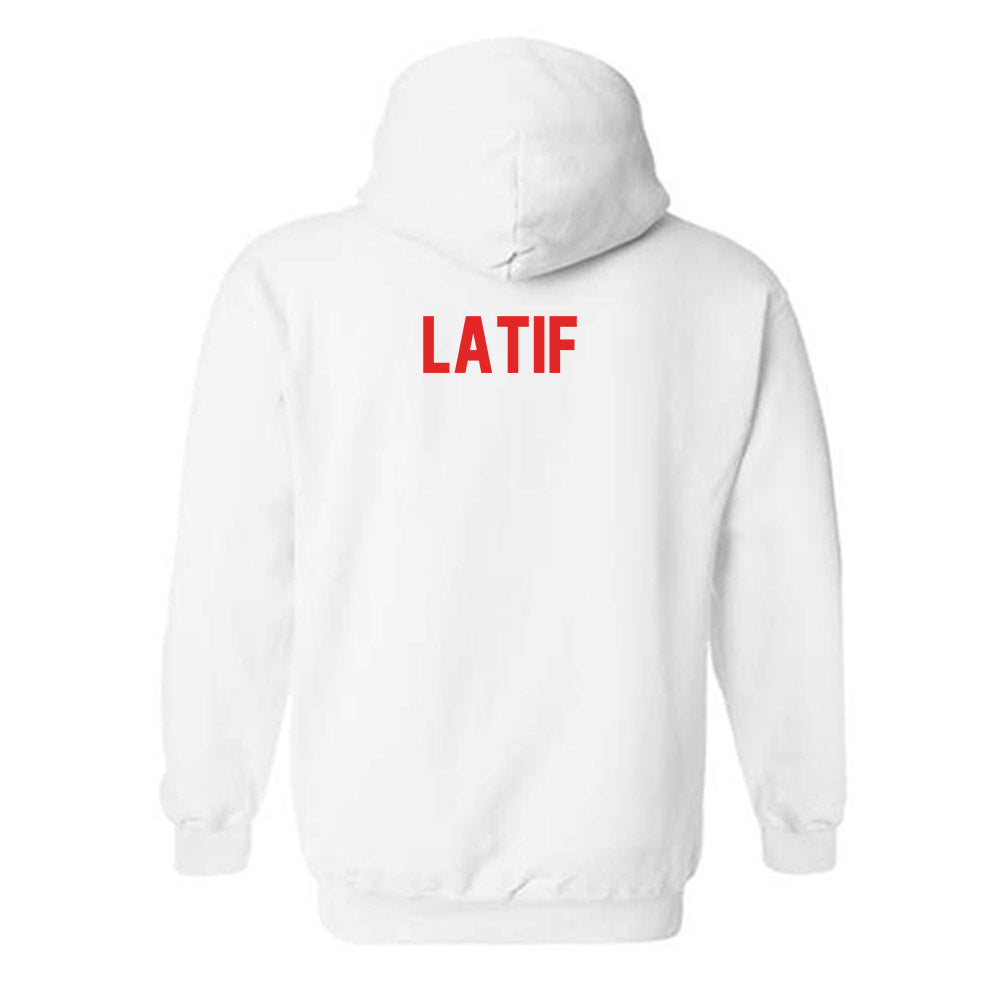 Texas Tech - NCAA Men's Track & Field : Zaid Latif - Classic Shersey Hooded Sweatshirt-1