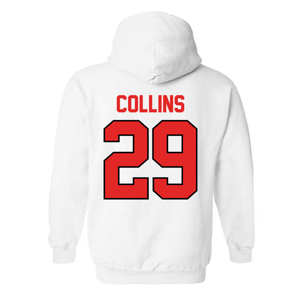 Texas Tech - NCAA Football : Chief Collins - Classic Shersey Hooded Sweatshirt-1