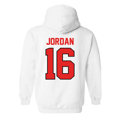 Texas Tech - NCAA Baseball : Will Jordan - Classic Shersey Hooded Sweatshirt-1