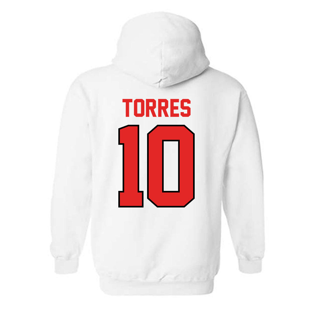 Texas Tech - NCAA Women's Soccer : Emma Torres - Classic Shersey Hooded Sweatshirt-1