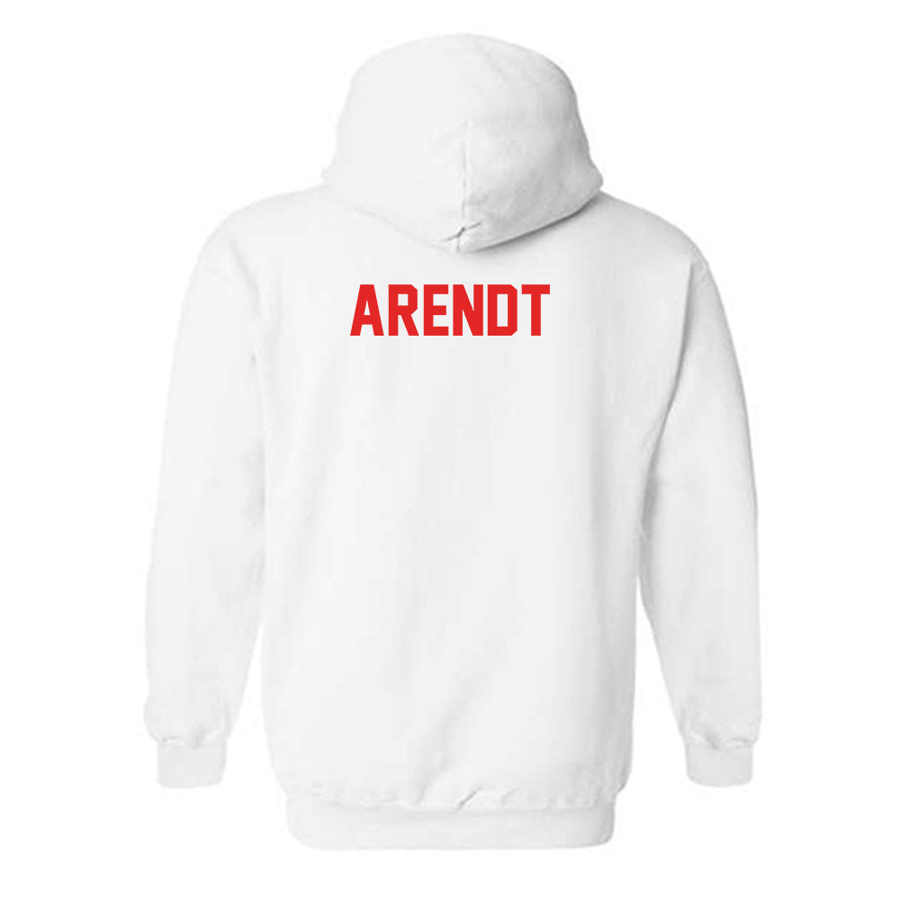 Texas Tech - NCAA Women's Track & Field : Fanny Arendt - Classic Shersey Hooded Sweatshirt-1