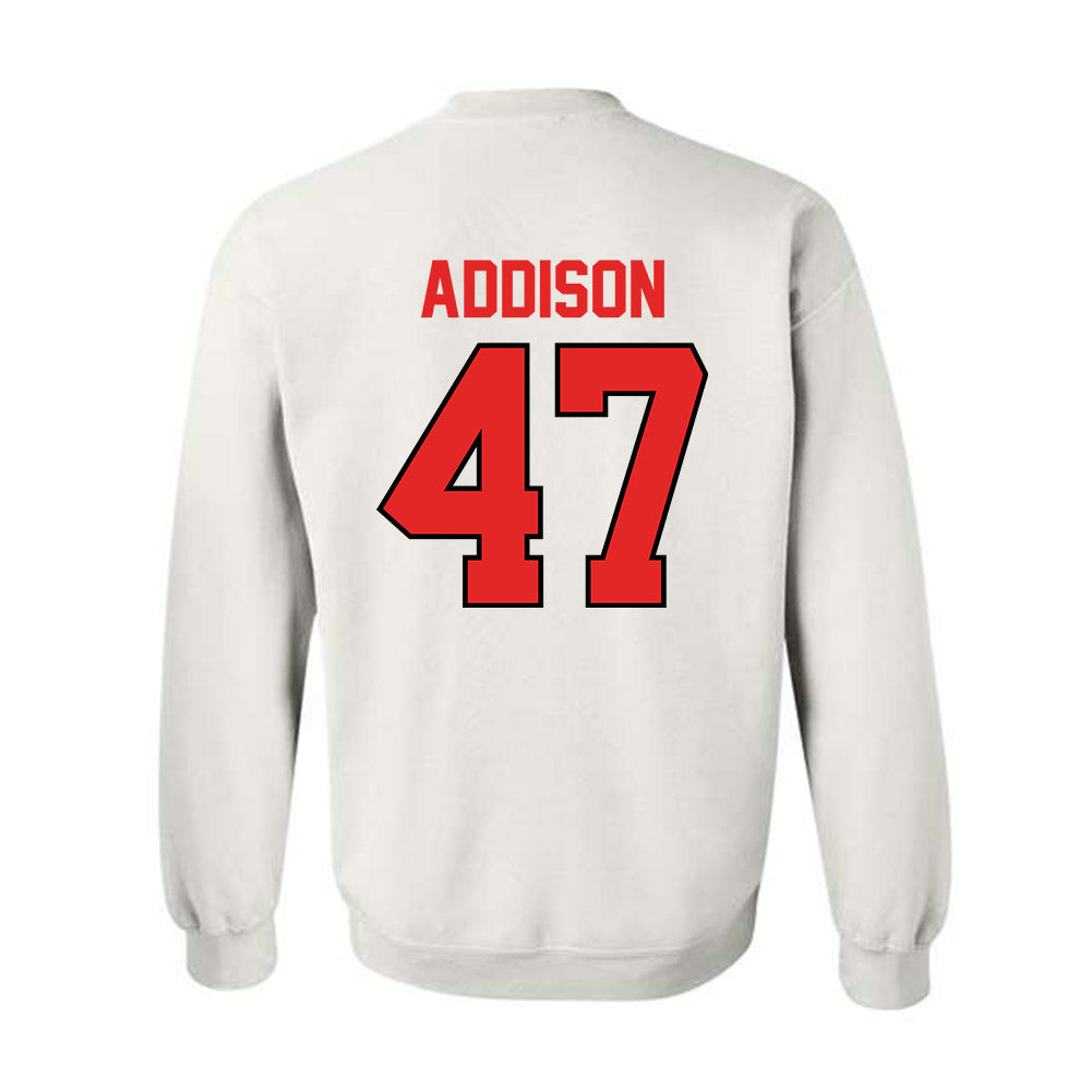 Texas Tech - NCAA Baseball : Logan Addison - Classic Shersey Crewneck Sweatshirt-1