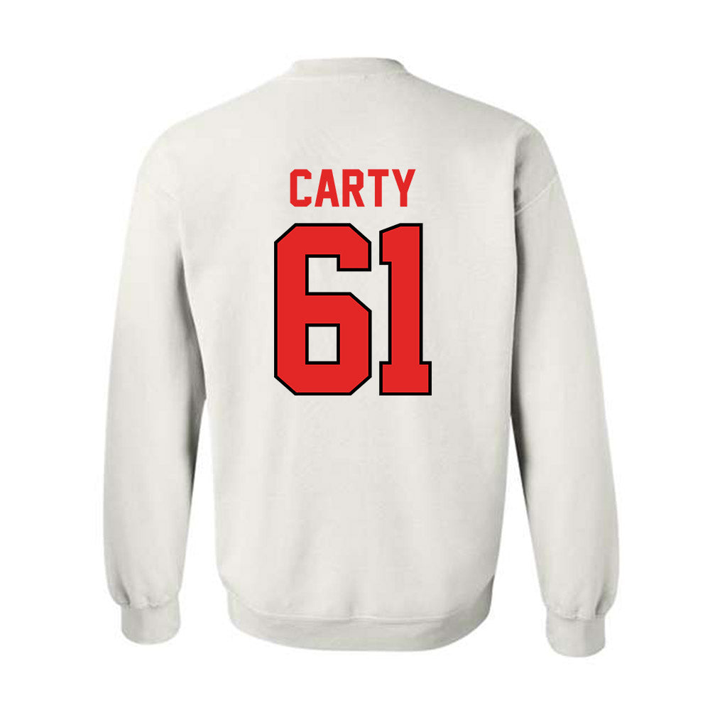 Texas Tech - NCAA Football : Connor Carty - Classic Shersey Crewneck Sweatshirt-1