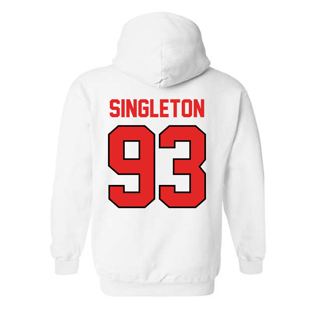 Texas Tech - NCAA Football : Dylan Singleton - Classic Shersey Hooded Sweatshirt-1