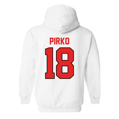 Texas Tech - NCAA Baseball : lukas pirko - Classic Shersey Hooded Sweatshirt-1