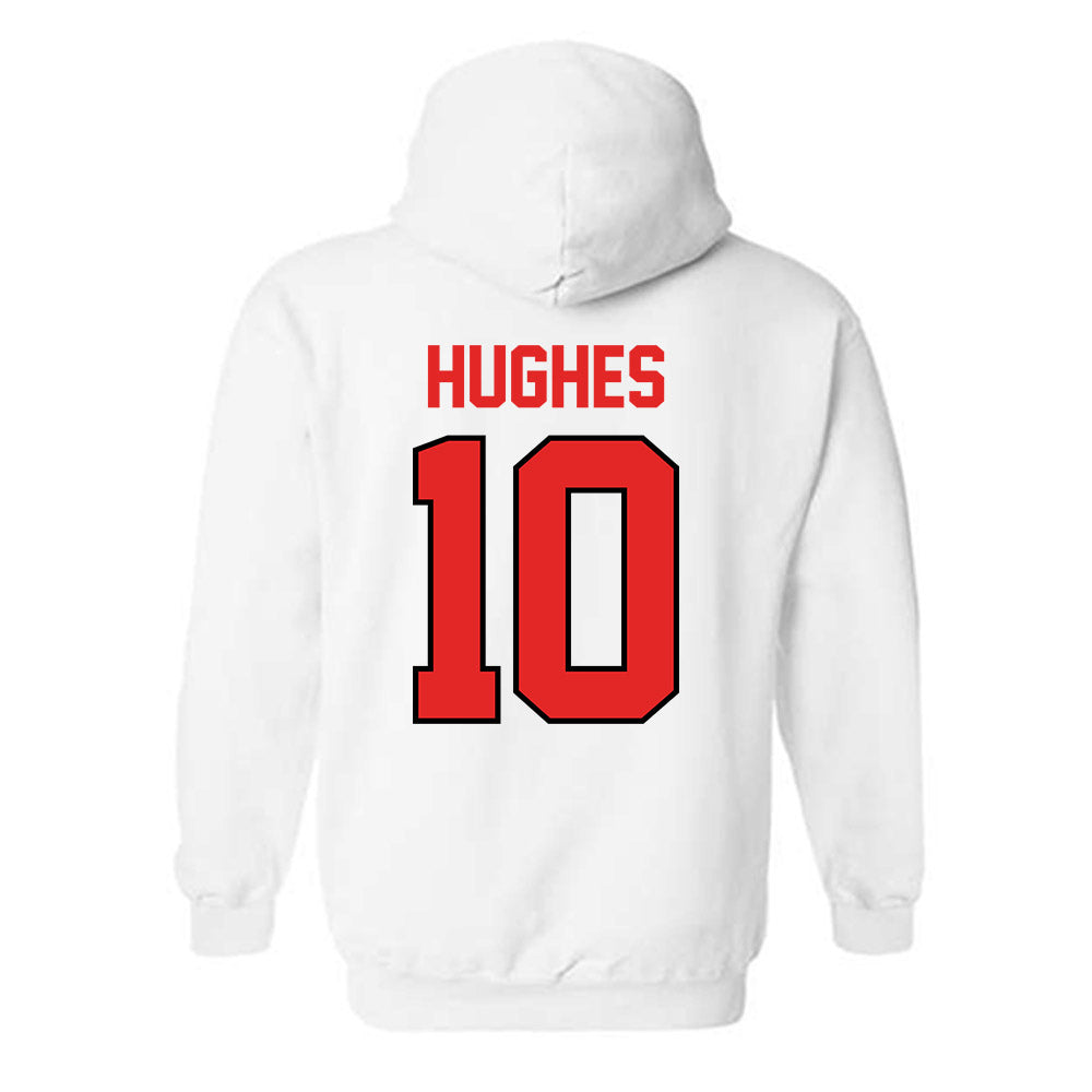Texas Tech - NCAA Baseball : Logan Hughes - Classic Shersey Hooded Sweatshirt-1