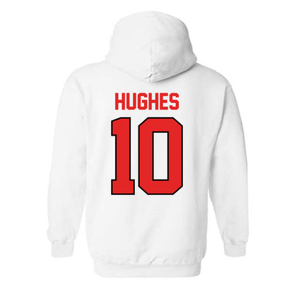 Texas Tech - NCAA Baseball : Logan Hughes - Classic Shersey Hooded Sweatshirt-1