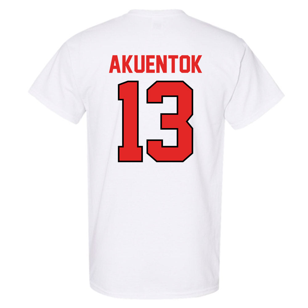 Texas Tech - NCAA Men's Basketball : Marial Akuentok - Classic Shersey T-Shirt-1