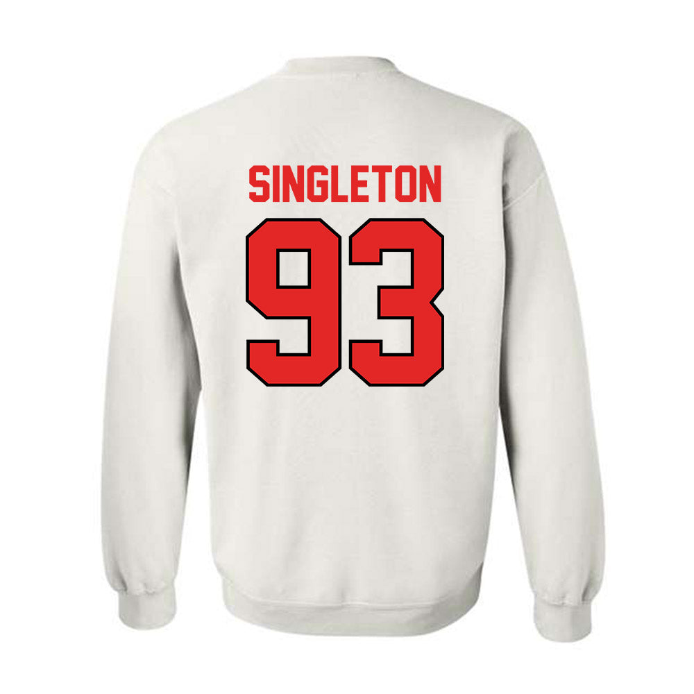 Texas Tech - NCAA Football : Dylan Singleton - Classic Shersey Crewneck Sweatshirt-1