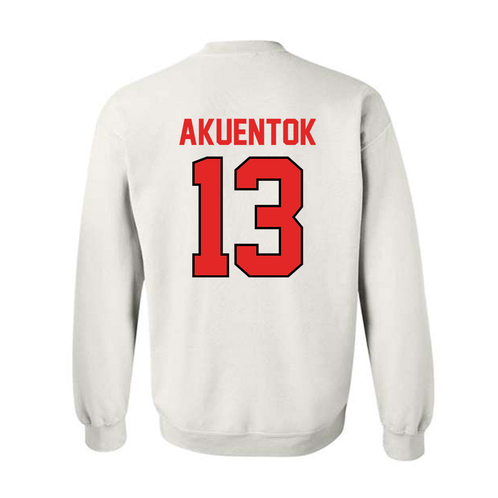 Texas Tech - NCAA Men's Basketball : Marial Akuentok - Classic Shersey Crewneck Sweatshirt-1