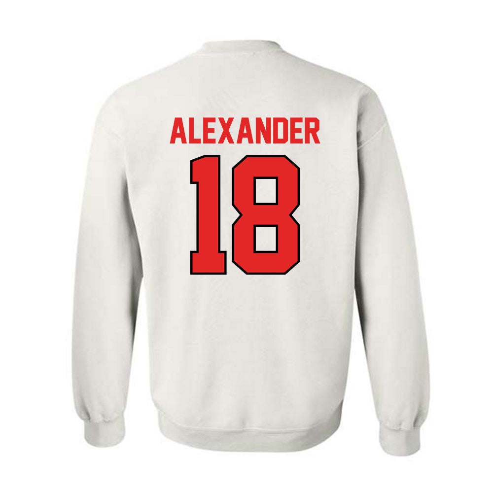 Texas Tech - NCAA Football : Roy Alexander - Classic Shersey Crewneck Sweatshirt-1