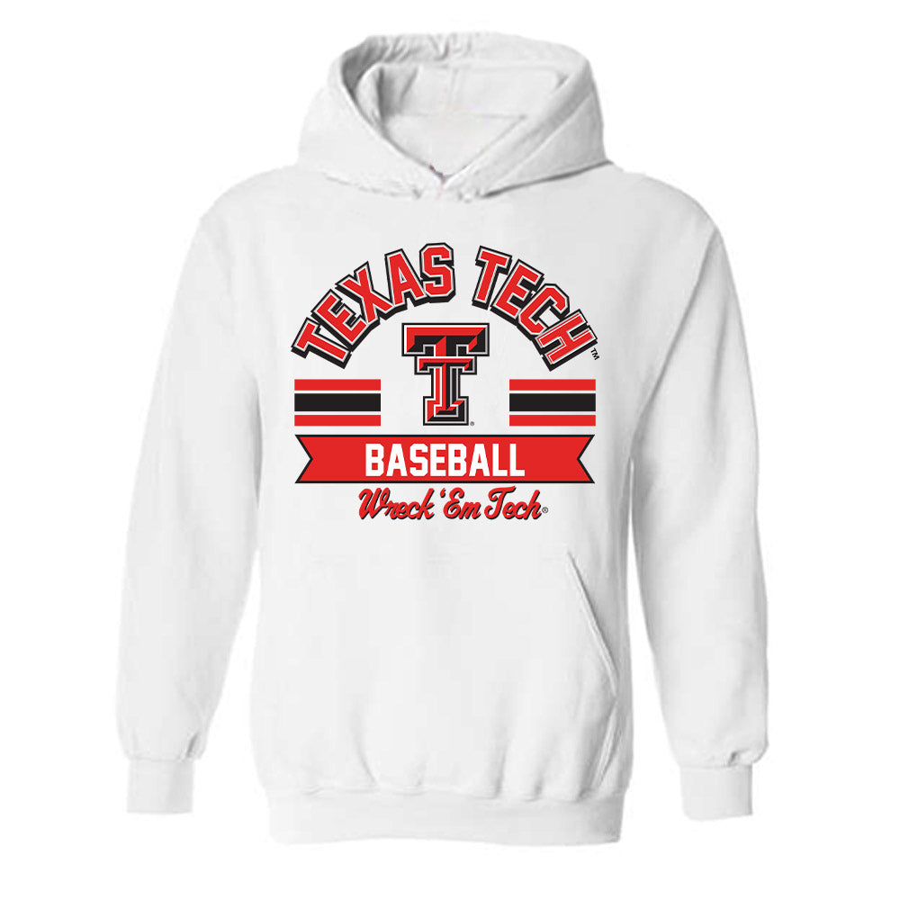 Texas Tech - NCAA Baseball : Jackson Burns - Classic Shersey Hooded Sweatshirt-0