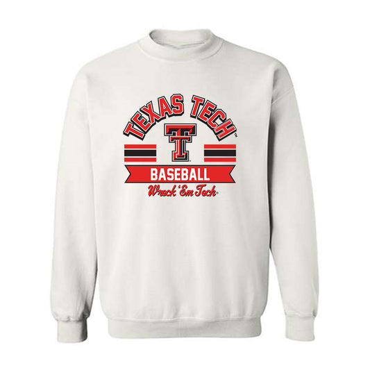 Texas Tech - NCAA Baseball : Logan Hughes - Classic Shersey Crewneck Sweatshirt-0