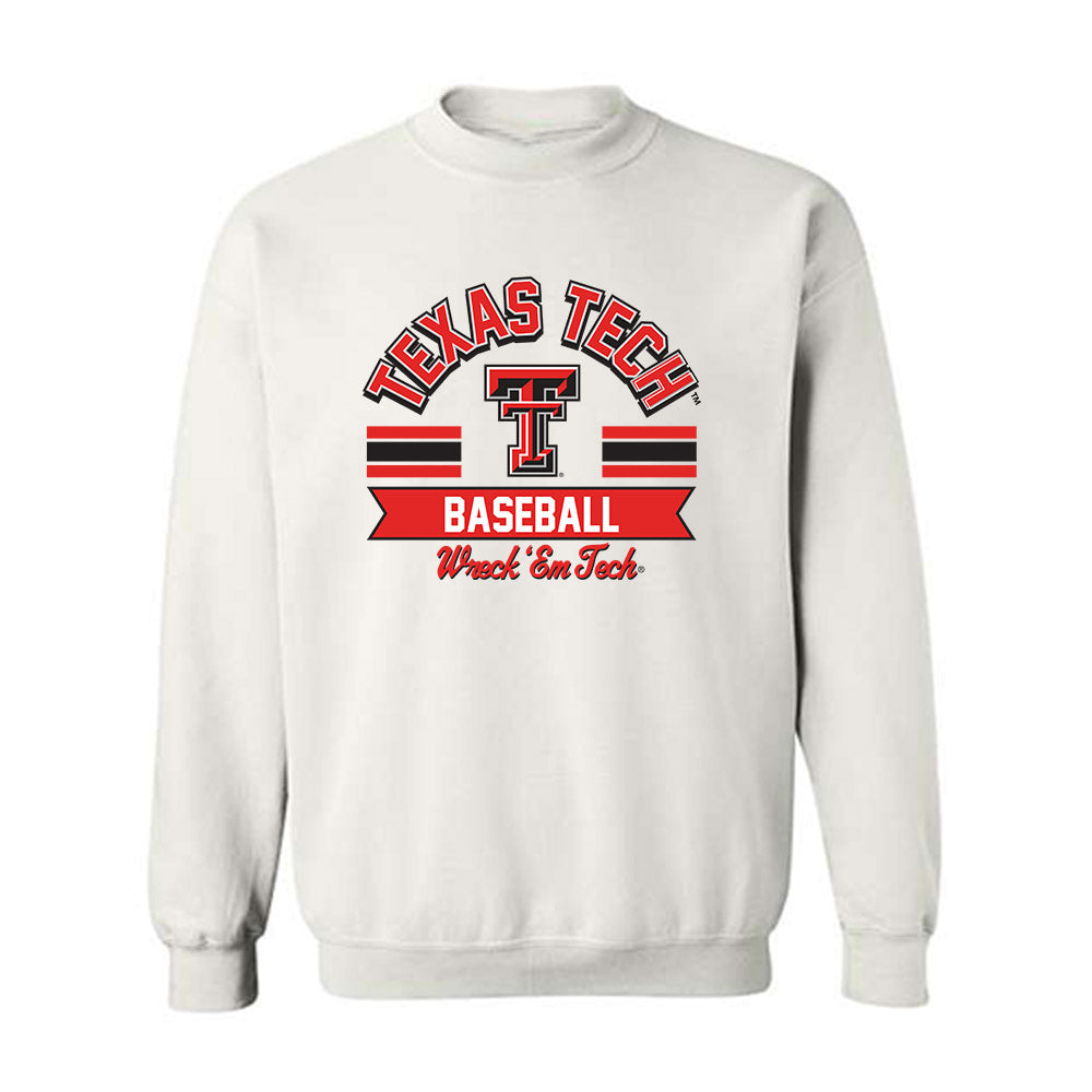Texas Tech - NCAA Baseball : Donovan Becerra - Classic Shersey Crewneck Sweatshirt-0