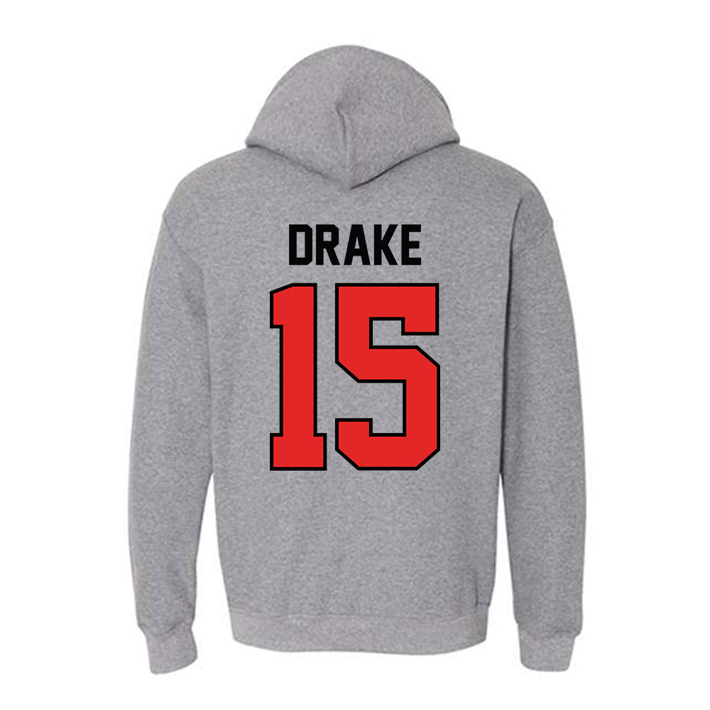 Texas Tech - NCAA Baseball : JT Drake - Classic Shersey Hooded Sweatshirt-1