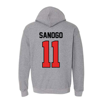 Texas Tech - NCAA Women's Basketball : Sarengbe Sanogo - Classic Shersey Hooded Sweatshirt-1