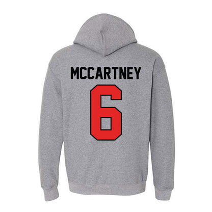 Texas Tech - NCAA Women's Soccer : Emilie McCartney - Classic Shersey Hooded Sweatshirt-1