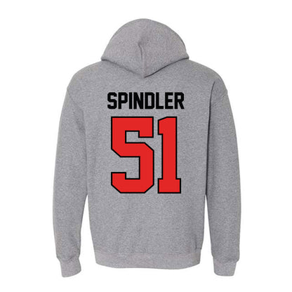 Texas Tech - NCAA Baseball : Jake Spindler - Classic Shersey Hooded Sweatshirt-1