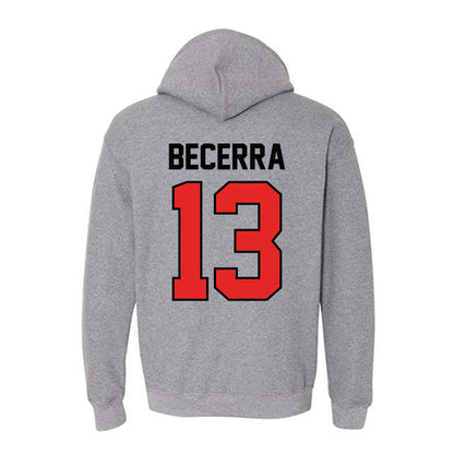 Texas Tech - NCAA Baseball : Donovan Becerra - Classic Shersey Hooded Sweatshirt-1