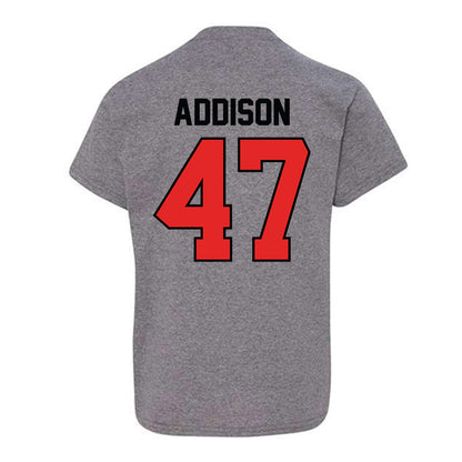 Texas Tech - NCAA Baseball : Logan Addison - Classic Shersey Youth T-Shirt-1