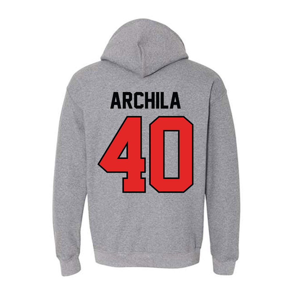 Texas Tech - NCAA Baseball : Dominic Archila - Classic Shersey Hooded Sweatshirt-1