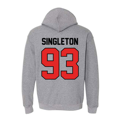 Texas Tech - NCAA Football : Dylan Singleton - Classic Shersey Hooded Sweatshirt-1