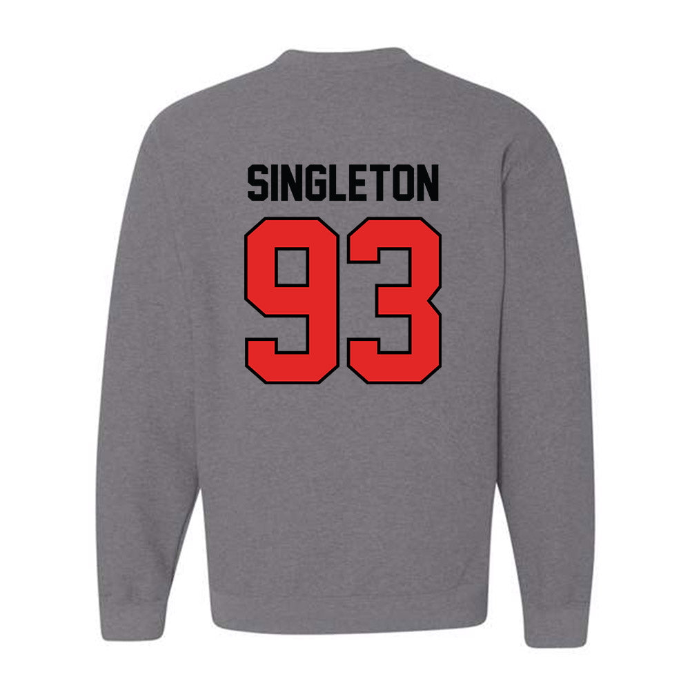 Texas Tech - NCAA Football : Dylan Singleton - Classic Shersey Crewneck Sweatshirt-1