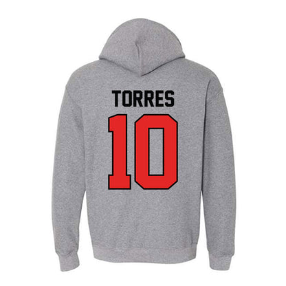 Texas Tech - NCAA Women's Soccer : Emma Torres - Classic Shersey Hooded Sweatshirt-1