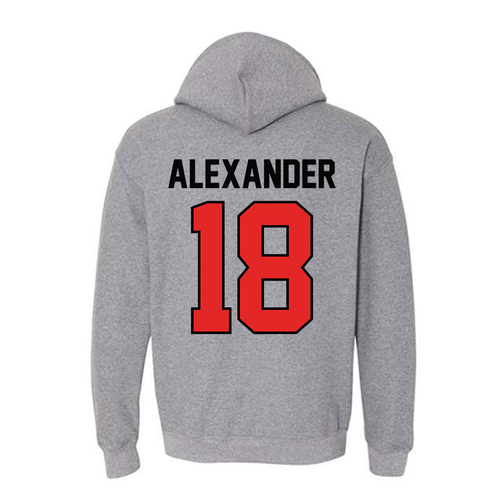 Texas Tech - NCAA Football : Roy Alexander - Classic Shersey Hooded Sweatshirt-1