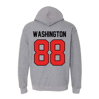 Texas Tech - NCAA Football : Amier Washington - Classic Shersey Hooded Sweatshirt-1
