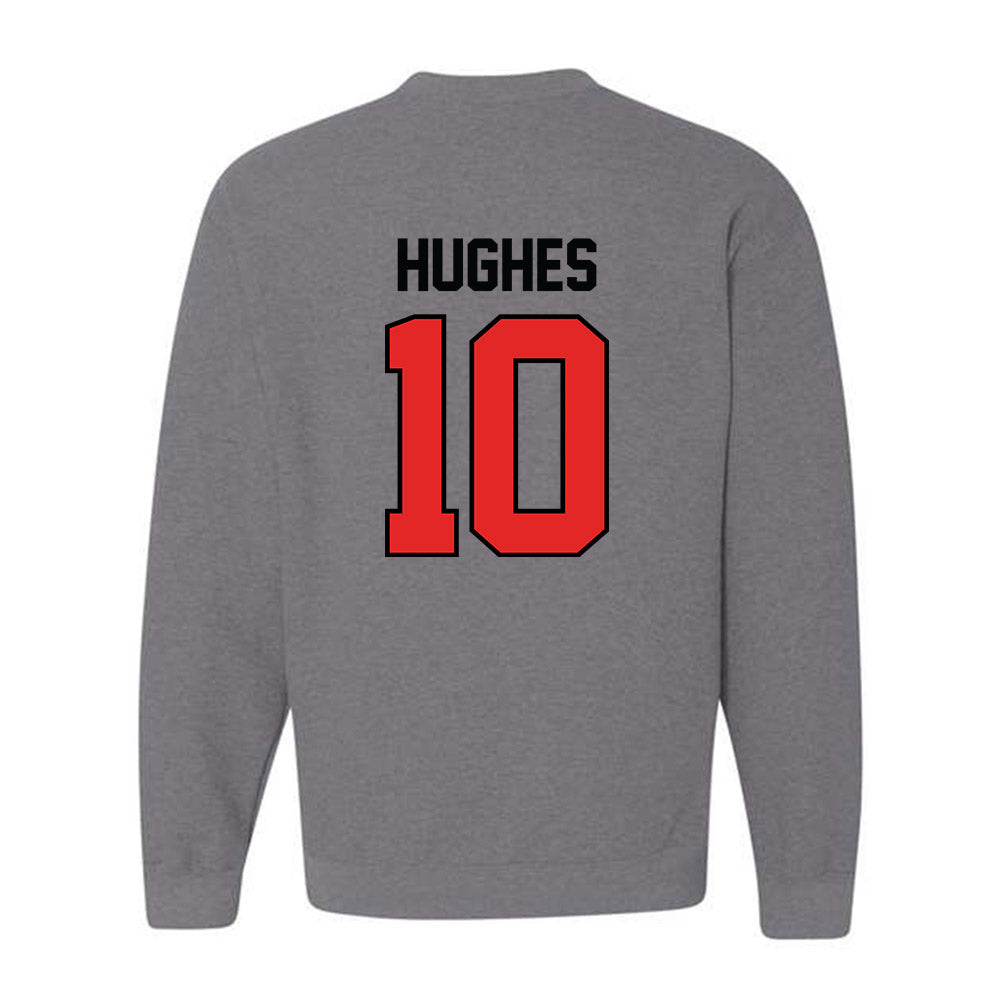 Texas Tech - NCAA Baseball : Logan Hughes - Classic Shersey Crewneck Sweatshirt-1