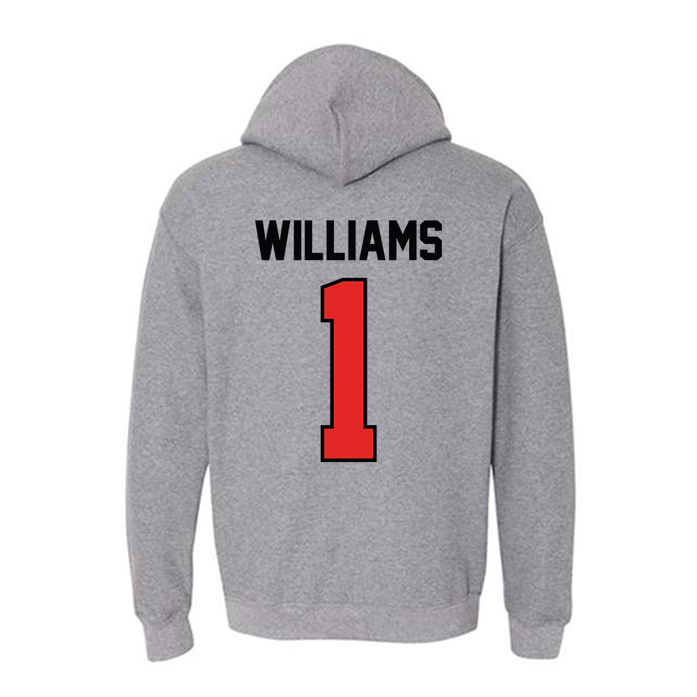 Texas Tech - NCAA Softball : Mia Williams - Classic Shersey Hooded Sweatshirt-1