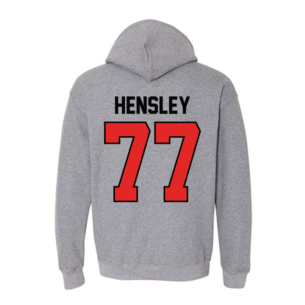 Texas Tech - NCAA Softball : Timber Hensley - Classic Shersey Hooded Sweatshirt-1
