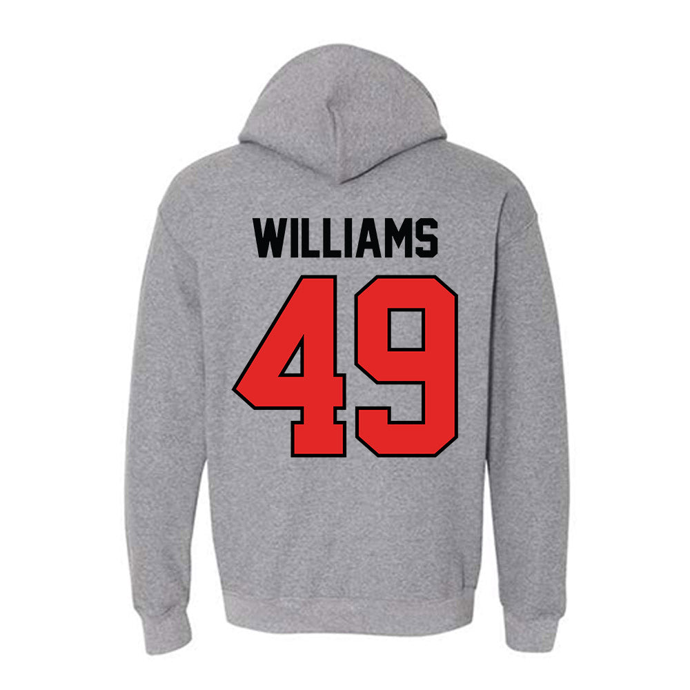 Texas Tech - NCAA Baseball : Carter Williams - Classic Shersey Hooded Sweatshirt-1