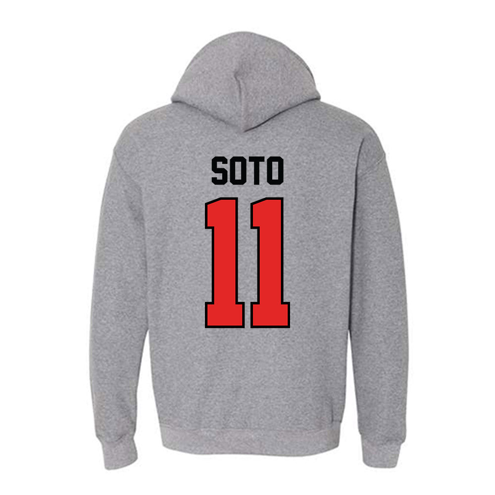 Texas Tech - NCAA Women's Soccer : Chloe Soto - Classic Shersey Hooded Sweatshirt-1