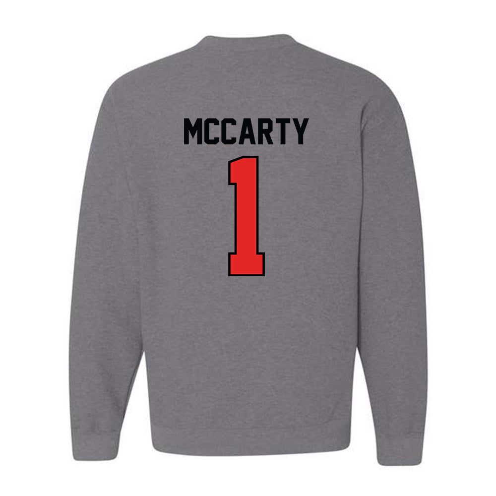Texas Tech - NCAA Football : AJ McCarty - Classic Shersey Crewneck Sweatshirt-1