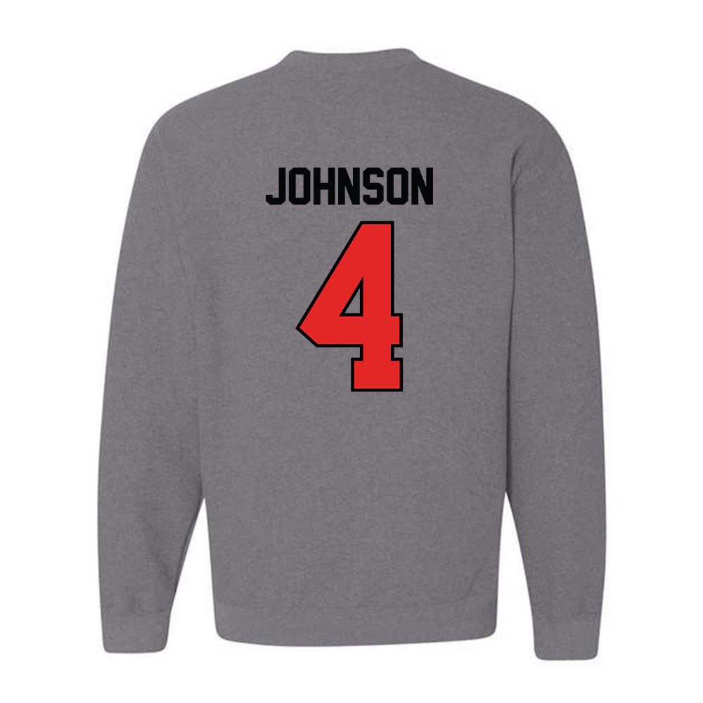 Texas Tech - NCAA Baseball : Kendyl Johnson - Classic Shersey Crewneck Sweatshirt-1
