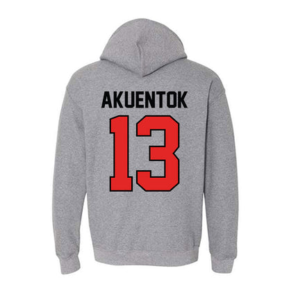 Texas Tech - NCAA Men's Basketball : Marial Akuentok - Classic Shersey Hooded Sweatshirt-1