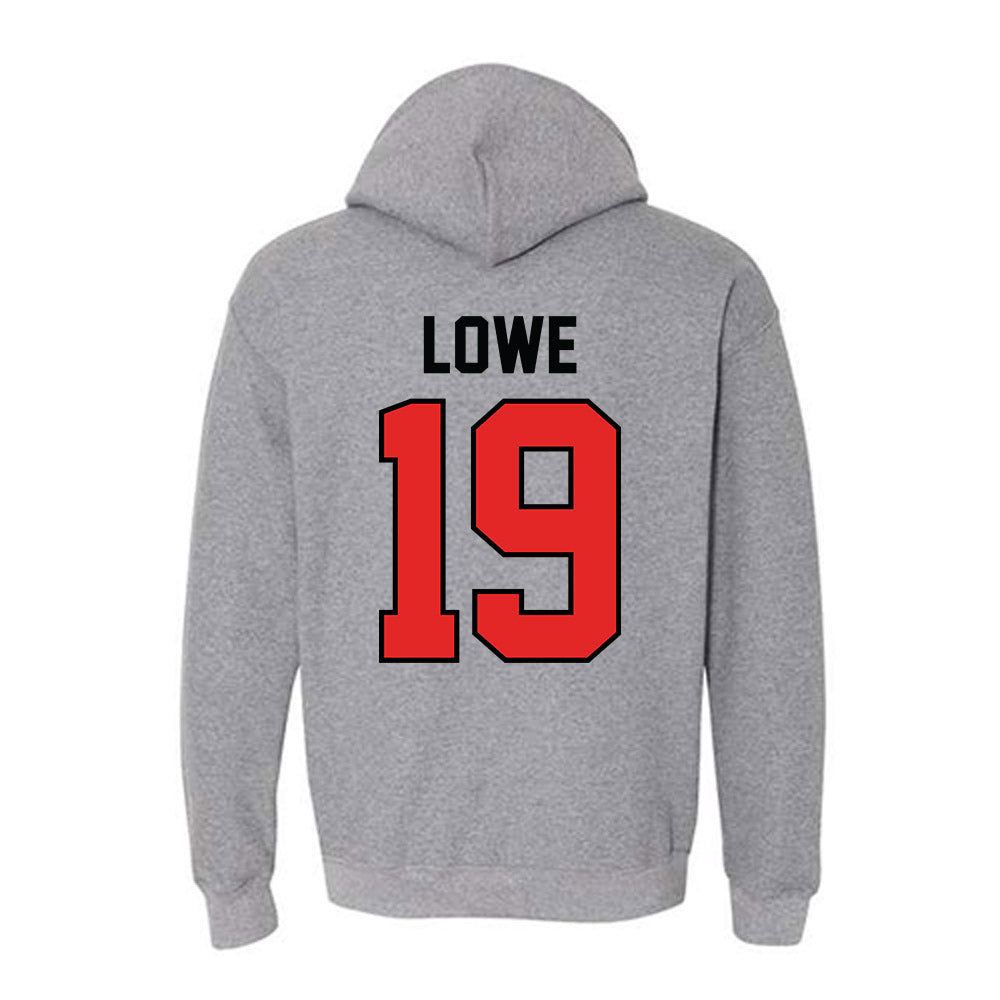 Texas Tech - NCAA Baseball : Jonny Lowe - Classic Shersey Hooded Sweatshirt-1