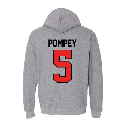 Texas Tech - NCAA Baseball : Timothy Pompey - Classic Shersey Hooded Sweatshirt-1