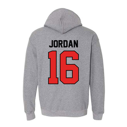 Texas Tech - NCAA Baseball : Will Jordan - Classic Shersey Hooded Sweatshirt-1