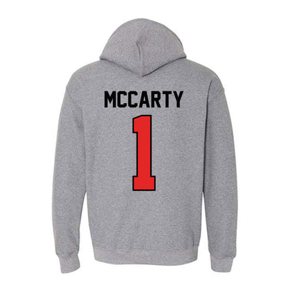 Texas Tech - NCAA Football : AJ McCarty - Classic Shersey Hooded Sweatshirt-1