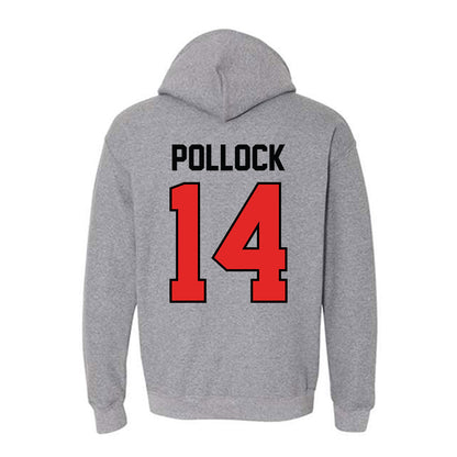 Texas Tech - NCAA Football : Brice Pollock - Classic Shersey Hooded Sweatshirt-1