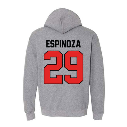 Texas Tech - NCAA Baseball : Jorden Espinoza - Classic Shersey Hooded Sweatshirt-1