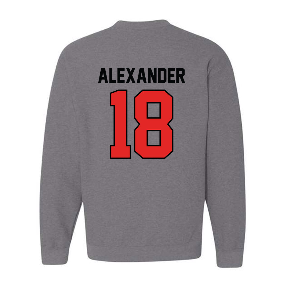 Texas Tech - NCAA Football : Roy Alexander - Classic Shersey Crewneck Sweatshirt-1