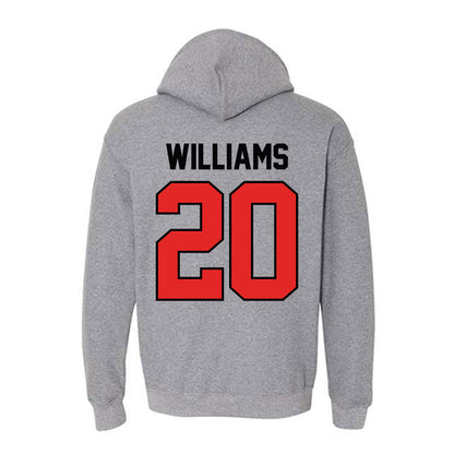 Texas Tech - NCAA Football : J'koby Williams - Classic Shersey Hooded Sweatshirt