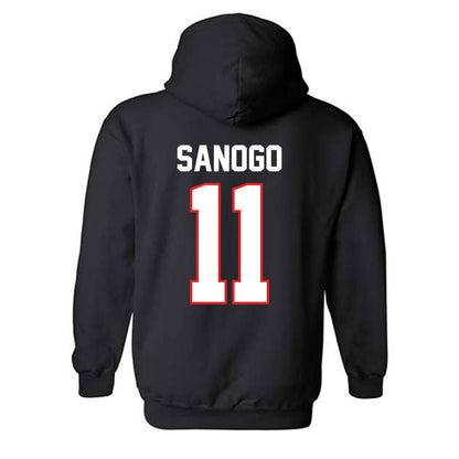 Texas Tech - NCAA Women's Basketball : Sarengbe Sanogo - Classic Shersey Hooded Sweatshirt-1